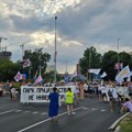 Protest protiv izgradnje na Ušću – blokiran kružni tok, zaustavljen saobraćaj preko Brankovoh mosta