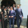 Kako je Vučić dočekao predsednika Severne Makedonije (VIDEO)