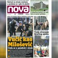 „Nova“ piše: Vučić pribegao Miloševićevim tehnikama: Uzda se u pendrek i strah