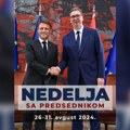 Predsednik Vučić sumirao radnu nedelju: Srbija je posvećena reformama i svom evropskom putu! Poseta Makrona potvrdila dobre…