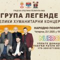 Veliki humanitarni koncert Grupe „Legende“ u Narodnom pozorištu u Nišu