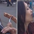 Bugarska pevačica peva srpski hit, a u ruci drži ćevap! Snimak postao hit na mrežama: "Vrhunac Balkana"