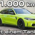 BMW M3 Touring s jednim rezervoarom prešao više od 1000 km