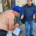 Sva nemoć polugolog ratnog veterana ispred Gradske kuće njegovim saborcima poziv na proteste