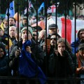 Ključa u Gruziji! Proruski predsednik položio zakletvu, demonstranti napravili "ljudski lanac" u Tbilisiju: Zurabišvili…