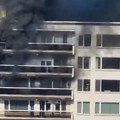Požar zahvatio desetospratnicu, policija još ne saopštava tačan broj žrtava