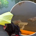 (Video) Kao da je apokalipsa! Obilni pljuskovi, snažni vetrovi, grmljavina i grad u Starom Dojranu: Nestalo struje, padala…