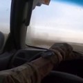Uništenje ukrajinskog vozila snimljeno iz ugla vozača: Jurio je zemljanim putem, a onda je sve planulo (VIDEO)