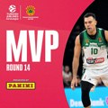 Kostas Slukas MVP 14. kola Evrolige
