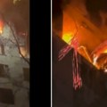 Jezive scene u Moskvi Ima mrtvih i povređenih u strahovitom požaru, stambena zgrada se urušila (video)