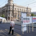 Četvrti dan protesta „Pobunjenog univerziteta“ ispred Vlade Srbije