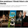 Bogat pozorišni i bioskopski repertoar ovog vikenda