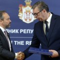 Vučić sa Žiofreom: Srbija jeste na evropskom putu; Do 2027. ispunjavamo sve FOTO