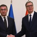 Naš zajednički cilj je bolja budućnost za sve građane: Predsednik Vučić se sastao sa premijerom Severne Makedonije…