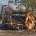 Snimak kao iz horor filma Ovako izgleda "put smrti" do Pokrovska - glavna linija za snabdevanje vojske (video)
