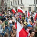 Protest opozicije u Varšavi protiv Pakta o migraciji EU i migranata