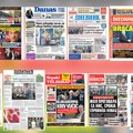 Naslovne strane današnjih novina: Prelistavanje štampe za petak, 28. novembar 2025. godine