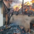 U selu Slavnik kod Bojnika izgorele kuće, pomoćni objekti, voćnjaci (video)