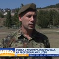 Vojska u Novom Pazaru pozvala na profesionalnu službu VIDEO