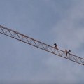(Video) Ovo gledaš i nije ti dobro! Dve mlađe osobe šetaju po kranu: "Ovde im ni specijalni uskočni jastuk ne bi pomogao!"