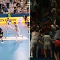 Gol sa celog terena za čudo Srbije na Euru: Pogledajte kako je posle toga dvorana proključala