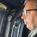 Vučić stigao u Švajcarsku: Predsednik objavio fotografiju iz helikoptera nadomak Davosa (foto)