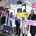 Protest pacijenata dnevne bolnice za bolesti zavisnosti