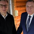 "Добар разговор": Вучић са Додиком о питањима од значаја за будућност српског народа (фото)