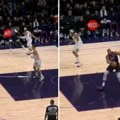 Ovo se desi kad hoćete da zakucate preko Jokića: Pogledajte kako se Rudi Gober obrukao