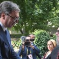 Oglasio se Vučić iz Mađarske Predsednik Srbije na sastanaku sa episkopom budimskim Lukijanom (foto)