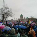 Veliki protestni skup u Beogradu pod sloganom "15. za 15": Glavna bina na Slaviji, hiljade još prelaze Brankov most