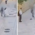 Uznemirujući snimak Jezivo: Muškarac prišao monahinji s leđa u Jerusalimu, jako je gurnuo, a onda je šutirao dok je ležala…