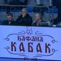 Nebojša Čović na meču Zvezda - Borac: Susret prati sa pomoćnikom Dušana Alimpijevića na klupi Srbije