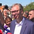 Predsednik Vučić obilazi radove kod Leskovca: Rešava se višedecenijski problem meštana Gornjih i Donjih Sinkovaca; vrednost…