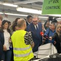 Predsednik Srbije Aleksandar Vučić prisustvovao svečanom otvaranju italijanske kompanije „Aunde“ u Leskovcu