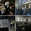 Šesti protest ispred RIK: Sedmoro političara štrajkuje glađu, studenti najavili blokadu Beograda