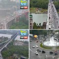 Haos na ulicama Beograda: Kiša paralisala saobraćaj, ne vidi se kraj kolone koja se proteže preko Brankovog mosta