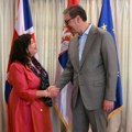 Vučić sa Pirs: Srbija spremna za nastavak otvorenog dijaloga i konstruktivne saradnje
