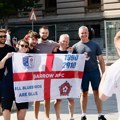 Navijači Engleske se okupljaju u centru Beograda pred utakmicu protiv Srbije