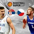Košarkaši Srbije protiv Češke počinju Superkup