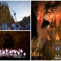 (Фото/видео) Спектакл одушевио 120.000 људи! Саграда фамилија постала највиша црква на свету Барселона славила уз ватромет и…