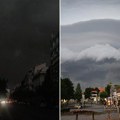 Horor slike nevremena u Beogradu - ceo grad u mraku! Pogledajte snimak kako je jak vetar oborio kran na Novom Beogradu!