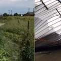 Pijavica u Trnavi nosila krov 100 metara (VIDEO)