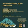 Promocija prevoda drame "Bura" i dobrotvorni koncert u petak