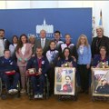 Doček za parastonotenisere okićene olimpijskim medaljama u Gradskoj kući u Novom Sadu