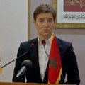 Brnabić: Važno da krenemo u razgovore oko sporazuma o slobodnoj trgovini sa Marokom