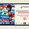 Štrumpfovi na Porodičnom danu u Areni uz face painting i poklone