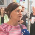 Блокада раскрснице испред Владе Србије - солидарност са новинарима у Гази