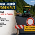Danas od 8 do 16 časova zatvoren put beserovina – osluša zbog asfaltiranja