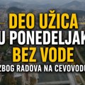 Zbog radova na cevovodu: U ponedeljak bez vode deo Užica, obezbeđene cisterne sa pijaćom vodom